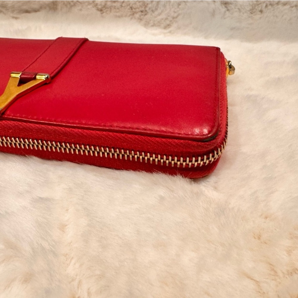 Saint laurent vintage pink calfskin continental wallet - Picture 11 of 15